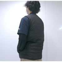 ドウシシャ ウェアラブルヒーターベスト BK WHW-V03 1着（直送品）