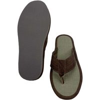 センコー S.D.S アミカル 立体鼻緒 スリッパ L 約26cm ブラウン SDS150399 1足（直送品）