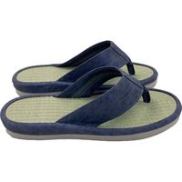 センコー S.D.S アミカル 立体鼻緒 スリッパ M 約24cm ネイビーブルー SDS150399 1足（直送品）