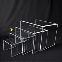 ササガワ アクリルディスプレイ コの字 小 32-8793 1個