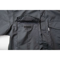 エスケー・プロダクト GE-527シャドーストライプ・サマー長袖ツナギ　グレー　S 527-4-S 1着（直送品）