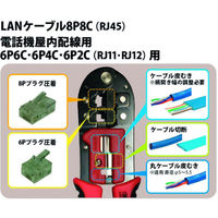 ロブテックス モジュラー圧着工具 MK86　1丁