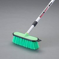 エスコ 900ー1500mm 通水型ブラシ(伸縮柄/軟) EA928BM-421 1セット(1St)（直送品）