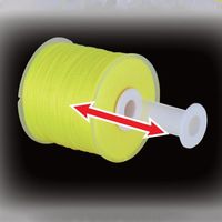 エスコ φ1.2mmx130m 蛍光水糸(オレンジ/ハンドル付) EA628AS-93 1セット(10個)（直送品）