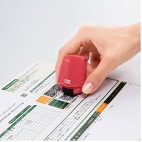 エスコ 個人情報保護用スタンプ(ピンク) EA762AK-3 1セット(10個)（直送品）