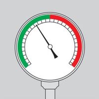 エスコ φ30ー90mm ゲージマーカー(赤) EA983HM-11 1セット(20枚)（直送品）