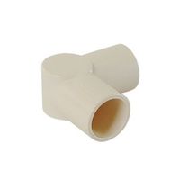 エスコ [パイプラック用] 3方向プラスチックジョイント(アイボリー) EA976BY-347 1セット(30個)（直送品）