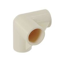 エスコ [パイプラック用] 3方向プラスチックジョイント(アイボリー) EA976BY-302 1セット(20個)（直送品）