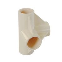 エスコ [パイプラック用] 4方向プラスチックジョイント(アイボリー) EA976BY-327 1セット(20個)（直送品）