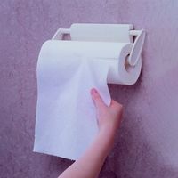 エスコ 186x120x 40mm ペーパーホルダー(粘着式) EA951FG-511 1セット(10個)（直送品）