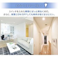 エスコ AC100V/ 8.5W/E26 電球/LED(昼白色) EA758XP-122 1セット(3個)（直送品）