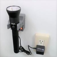 エスコ [充電式] フラッシュライト/LED(黒) EA758SG-65 1個（直送品）