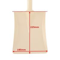 高儀 M&M パイプ柄ホームショベル 角型 4907052743526 1セット(2個)（直送品）