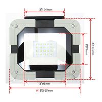 高儀 EARTH MAN 充電式LEDワークライト 10W WLTー10LiA 4907052610712 1セット(2個)（直送品）
