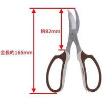 高儀 TAKAGI 本刃付ステンレス花木鋏 4907052713468 1セット（2個）（直送品）