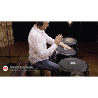 MEINL マイネル ファイバーグラス製コンガ FCR11BK Fibercraft Series Conga 11"（直送品）