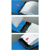 コクヨ 名刺ホルダー替紙式2穴 縦入れ204名用 濃灰 メイ-20DM 1冊