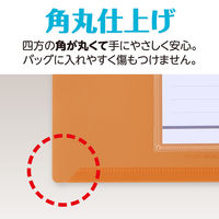 セキセイ クリアホルダー ワイドハーフ シールック カラーアソート 10枚入 CLK-2404-5 1パック(10枚入)