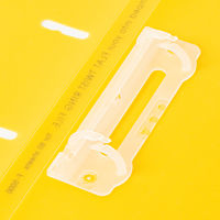 リヒトラブ フラット・ツイストリングファイル A4S 2穴 黄 F5000-5 1冊