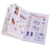 リヒトラブ 4ポケットホルダー A4(A3・2ツ折) 黄 F-3411-5 1枚