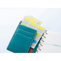 ライオン事務器 付箋 貼ってはがせる 紙付インデックス 28×25mm 3色×20枚 13833 1セット(10パック)