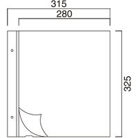 ナカバヤシ プラコートアートフル替台紙 Lサイズ 5枚 アンパンマン アA-LR-5-5 1セット(2組)（直送品）