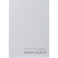 ナカバヤシ 3冊ミニポケットアルバム L判 2段 計72枚 モノトーン ア-PAL-102-3P 1セット(5組)（直送品）