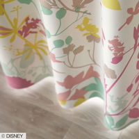 スミノエ DISNEY セミオーダー カーテン ミッキー カーニバル 1700×1200mm ライトブルーグリーン １セット(2枚入)（直送品）