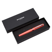 プラチナ万年筆 プロシオン万年筆　PNS-5000　パーシモンオレンジ　細字 PNS-5000 #25-2 5本（直送品）