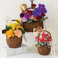 ヘッズ ハンドルカゴバッグナチュラル-M 8個(4個×2) KGN-RMB 1セット(8個入)（直送品）