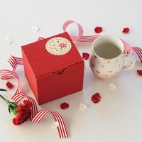 ヘッズ 母の日シール-32/ハートカーネーション(強粘着) 1000枚(100枚×10) MA-32S 1セット(1000枚入)（直送品）