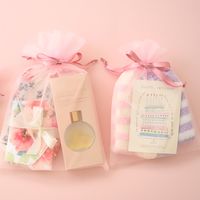 ヘッズ オーガンジーバッグ/ピンク-L OGP-BL 1セット(50枚:10枚×5個)