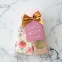 ヘッズ オーガンジーバッグ/ピンク-LL OGP-BLL 1セット(50枚:10枚×5個)