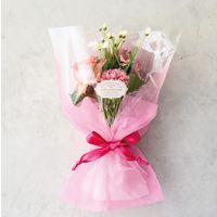 ヘッズ ホワイトブーケギフトOPPバッグ-2 250枚(50枚×5) WH-BOP2 1セット(250枚入)（直送品）