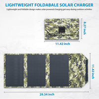 セーフラン安全用品 折りたたみ式モバイルソーラーパネル 30W 迷彩 C0072-OD 1台（直送品）