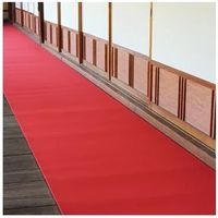 ワタナベ工業 フェルトカーペット 3.5mm厚 182cm×30m 朱赤 MFS-31 1巻(30m)