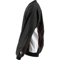 CONVERSE(コンバース) バスケットボール Vネック ウォームアップジャケット CB182113S ブラック/ホワイト(1911) L（直送品）