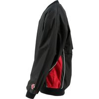 CONVERSE(コンバース) バスケットボール Vネック ウォームアップジャケット CB182113S ブラック/レッド(1964) 3S（直送品）