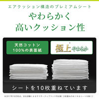 サラサーティ コットン100 極上やわらか 無香料 1セット（52枚×3個）おりものシート 小林製薬
