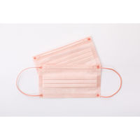 Kirei Mask（キレイマスク） コーディネートカラー（ピンク・ベージュ）1セット（40枚入×10箱） 川本産業 カラーマスク