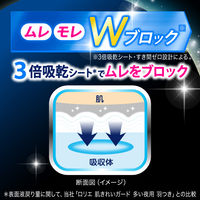 【生理用品】 ナプキン 夜・特に多い日用 羽根つき 37cm 朝までブロック370 ラベンダーの香り 1セット（12枚入×6個） 花王