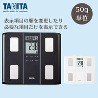 タニタ 体重 体組成計 カスタマイズ表示 ダブル液晶で見やすい 立てかけ収納可能 ブラック BC331BK