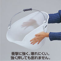 テラモト じょうぶバケツ １４Ｌ　半透明　ナチュラル  CE4480140　1セット（2個）