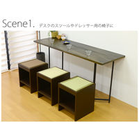 畳イス　リラッサ　高さ505mmタイプ　胡桃色　広浜　（直送品）