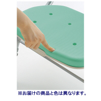 リッチェル 折りたたみシャワーチェアR型 キャスターなし 肘なし・背付き ピンク 47981 1台（直送品）