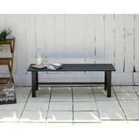 ガーデニング用品　YAMAZEN 折りたたみ縁台120cm OLE-120(DBR)　1台（直送品）