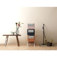 リス　コンテナスタイル　オレンジ系　3段　ステンレスフタ付　CS4-60S MX5　（直送品）