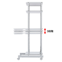 サンワサプライ　パソコンラック　幅500×奥行700×高さ1400mm　（直送品）