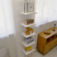 ドリームウェア　ドリームハンガー　ワンタッチ式 突っ張りハンガーマルチラック　幅305×奥行270×高さ2000-2800mm　ホワイト　（直送品）