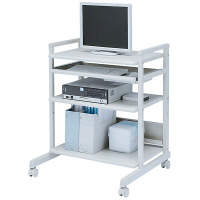 サンワサプライ スチール製パソコンラック　RAC-EC6SN2　（直送品）